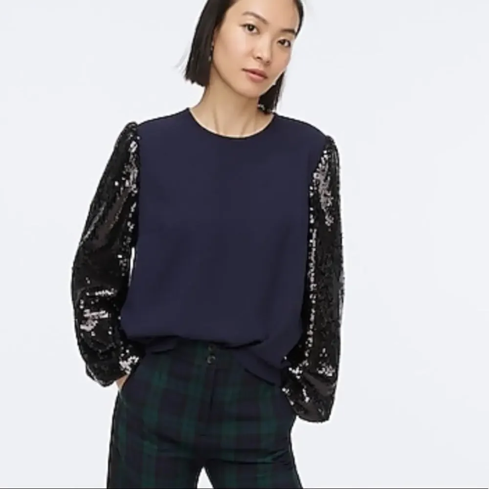 J. Crew Sequin Top